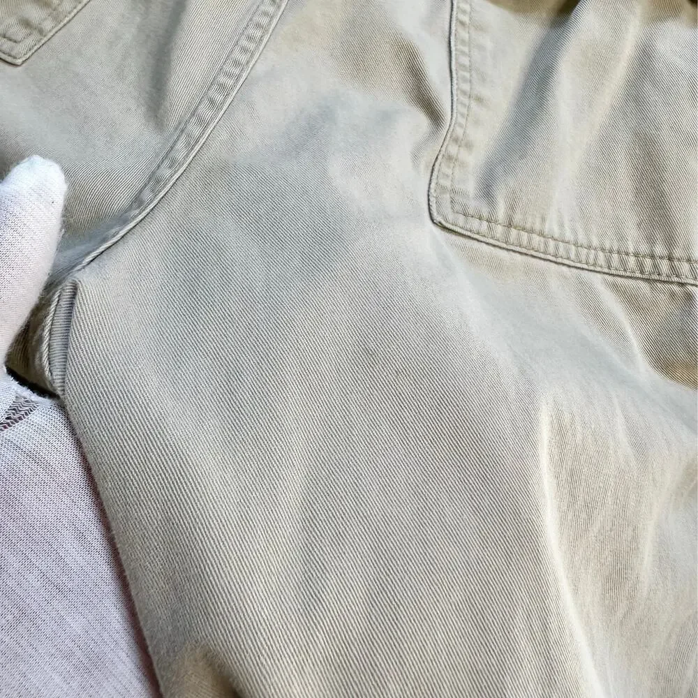 Vintage 90s Levi’s Silver Tab Beige Multi Pocket Cargo Shorts Men’s Size 33